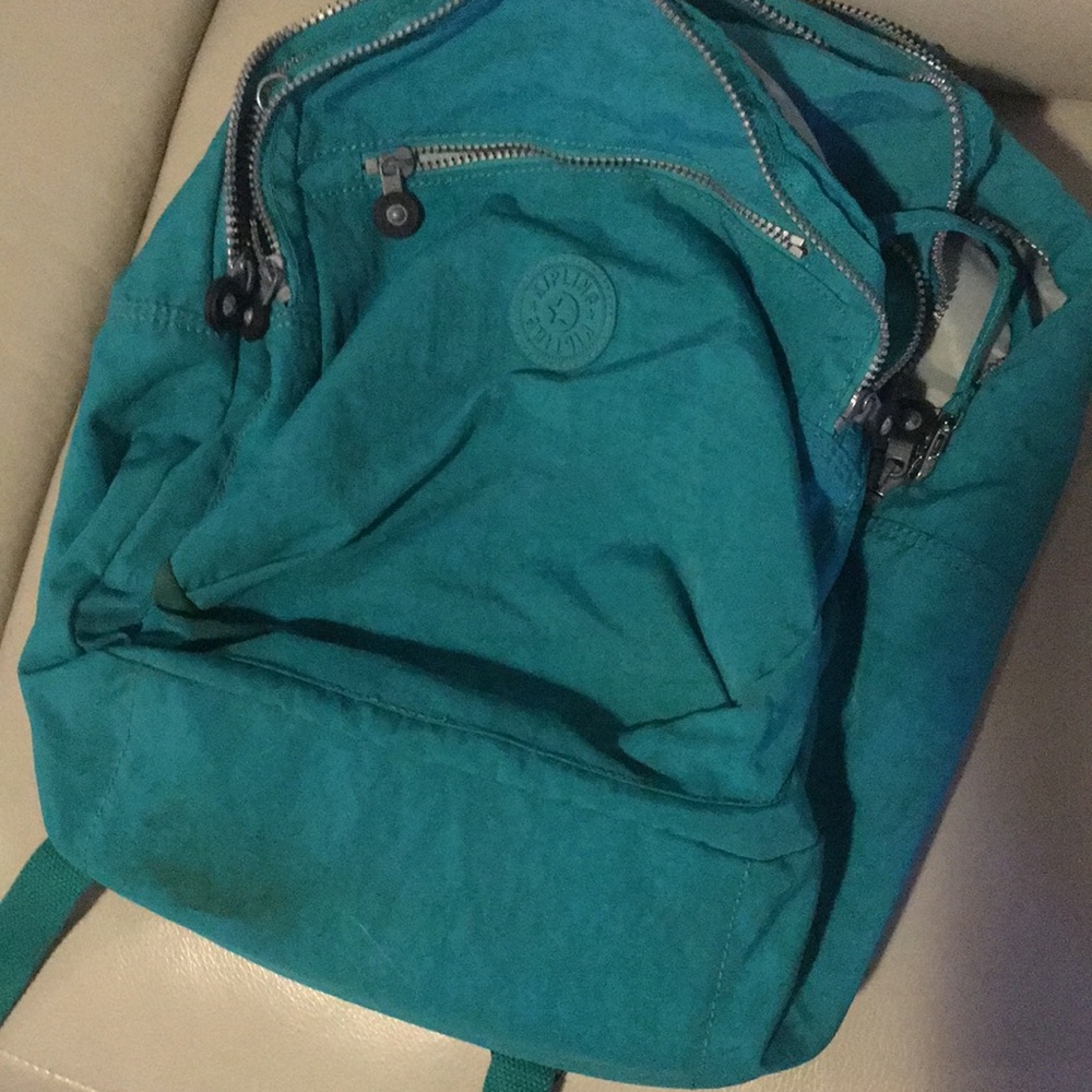 Turquoise Kipling backpack